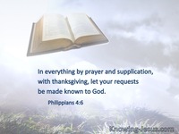 Philippians 4:6